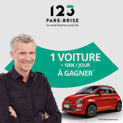 Illustration jeu concours voiture a gagner