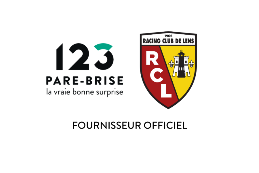 123 Pare-Brise, fournisseur officiel du Racing Club de Lens.