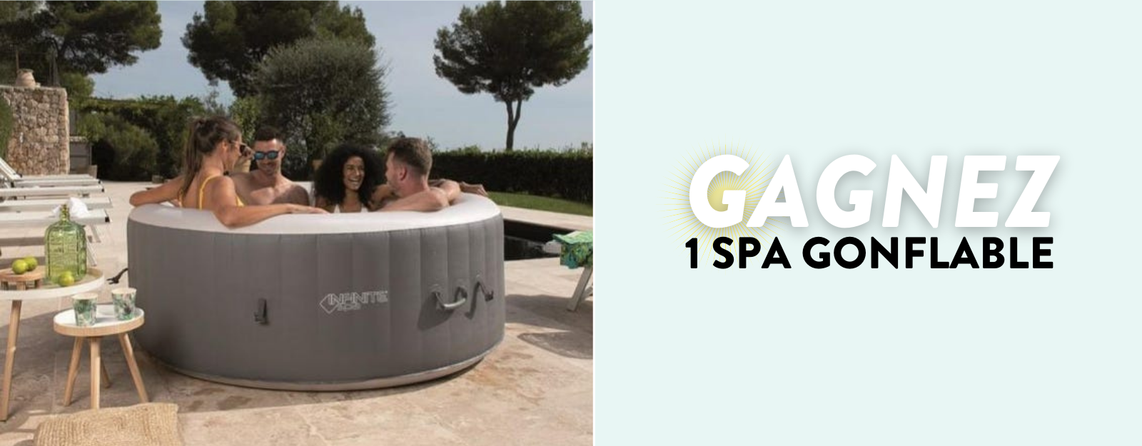 [JEU CONCOURS TERMINÉ] Gagnez un spa gonflable avec 123 Pare-Brise !