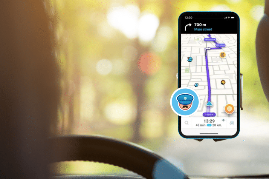 Fin des signalements des contrôles routiers sur Waze