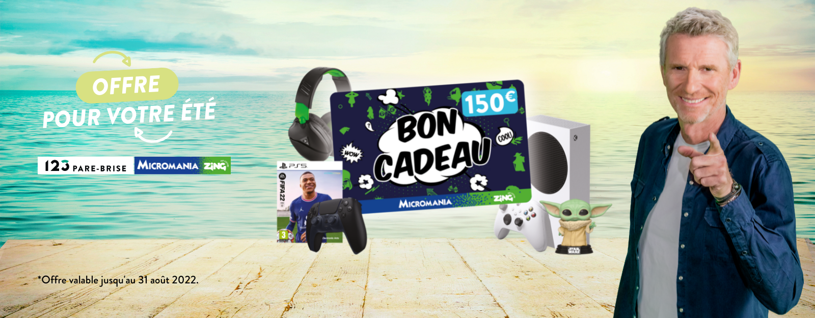 Offre d&rsquo;été : 150€ de bon cadeau Micromania !