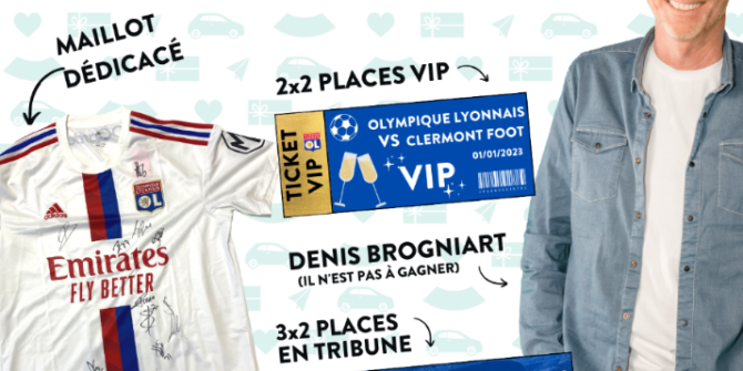 Jeu concours pour le partenariat entre 123 Pare-Brise et l'OL
